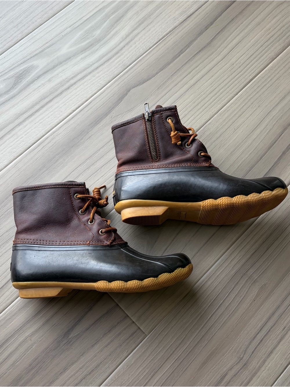 Sperry Rubber Leather Boots